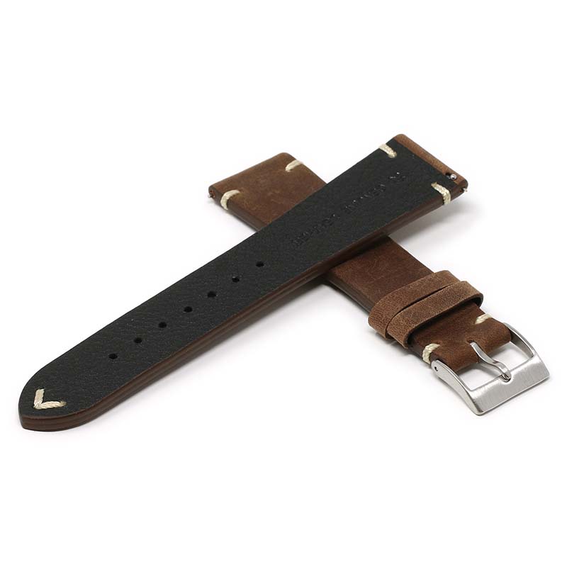 DASSARI Distressed Leather Strap for Fitbit Sense