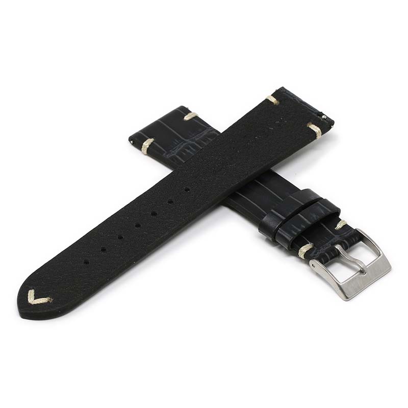 DASSARI Vintage Alligator Strap for Fitbit Sense