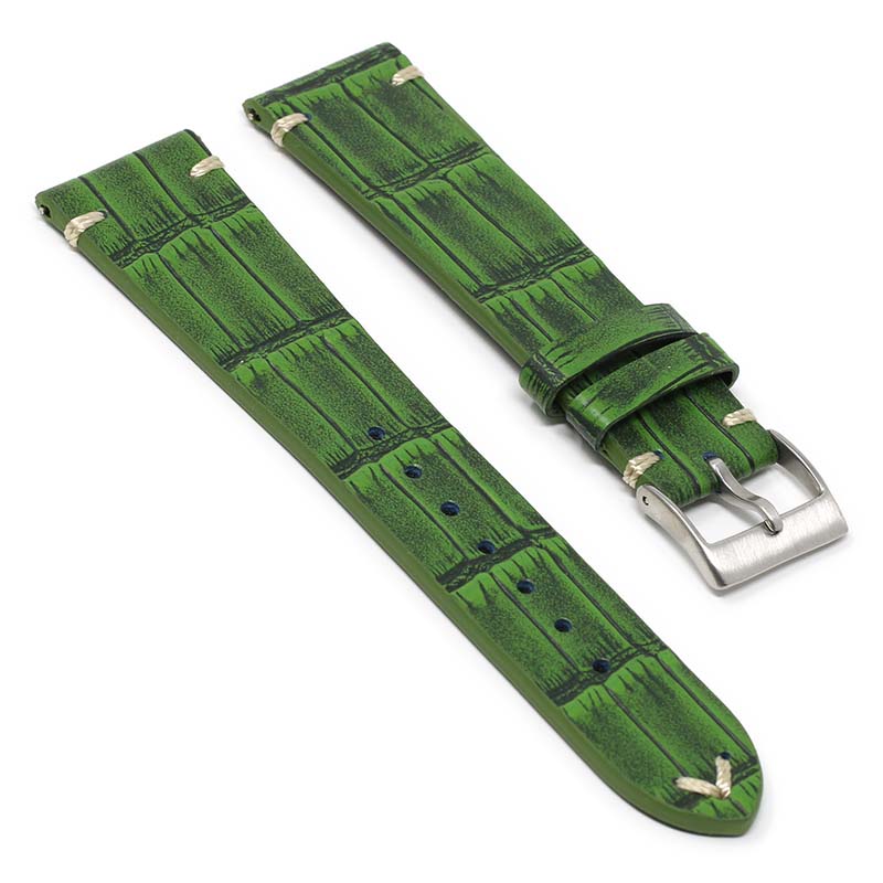 DASSARI Vintage Alligator Strap for Fitbit Sense