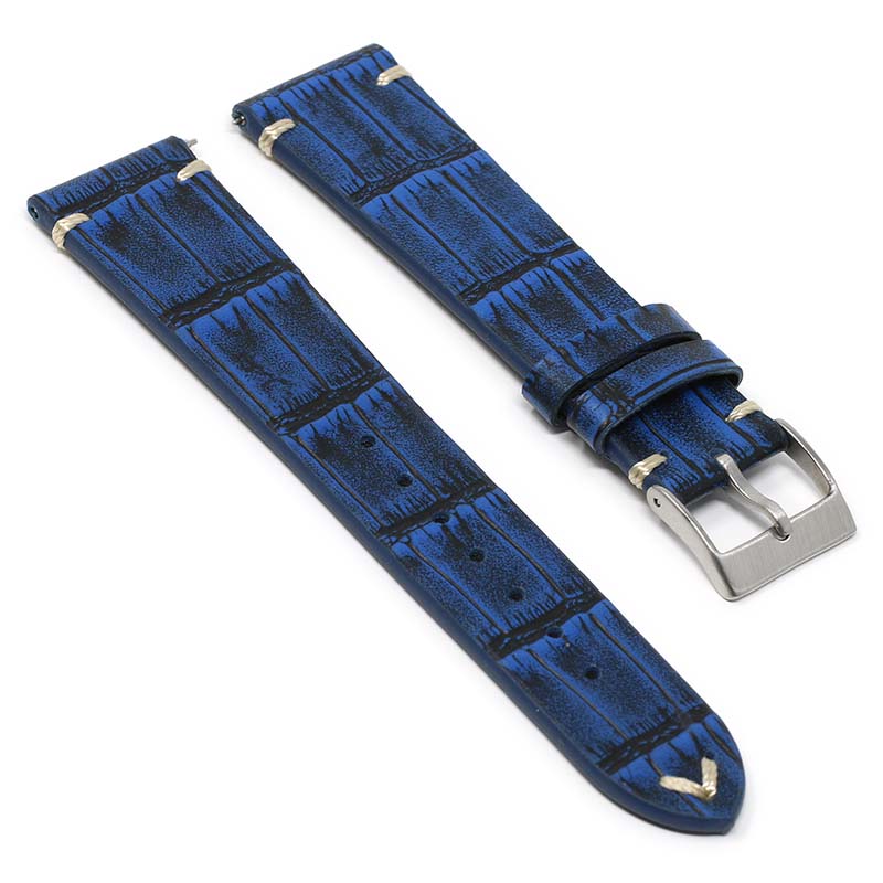 DASSARI Vintage Alligator Strap for Fitbit Sense