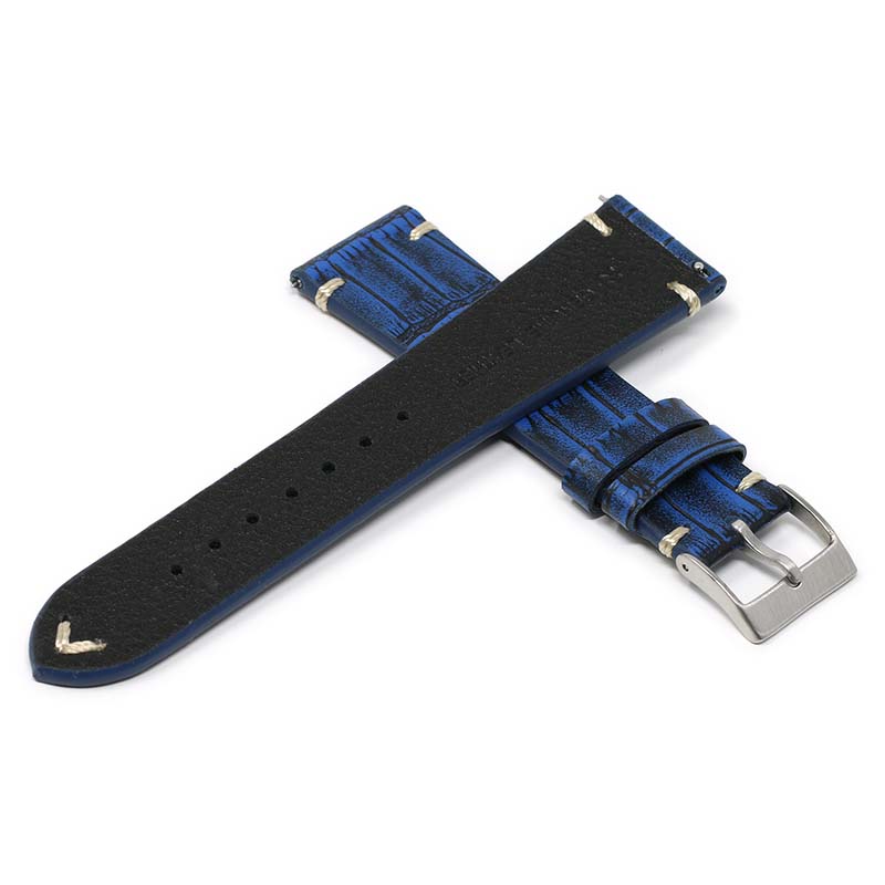 DASSARI Vintage Alligator Strap for Fitbit Sense