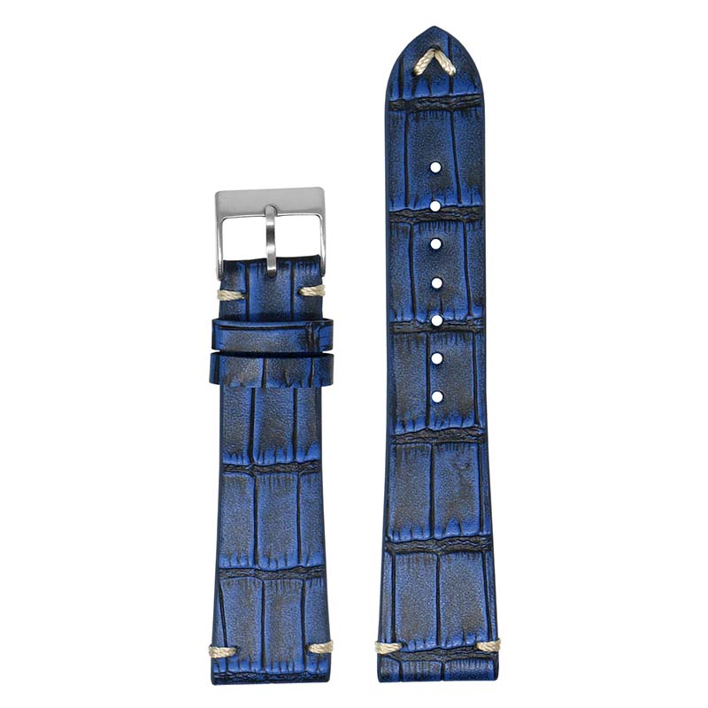 DASSARI Vintage Alligator Strap for Fitbit Sense