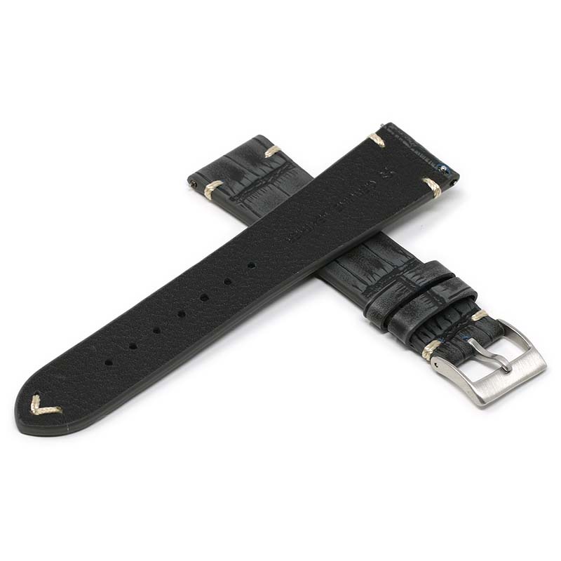 DASSARI Vintage Alligator Strap for Fitbit Sense