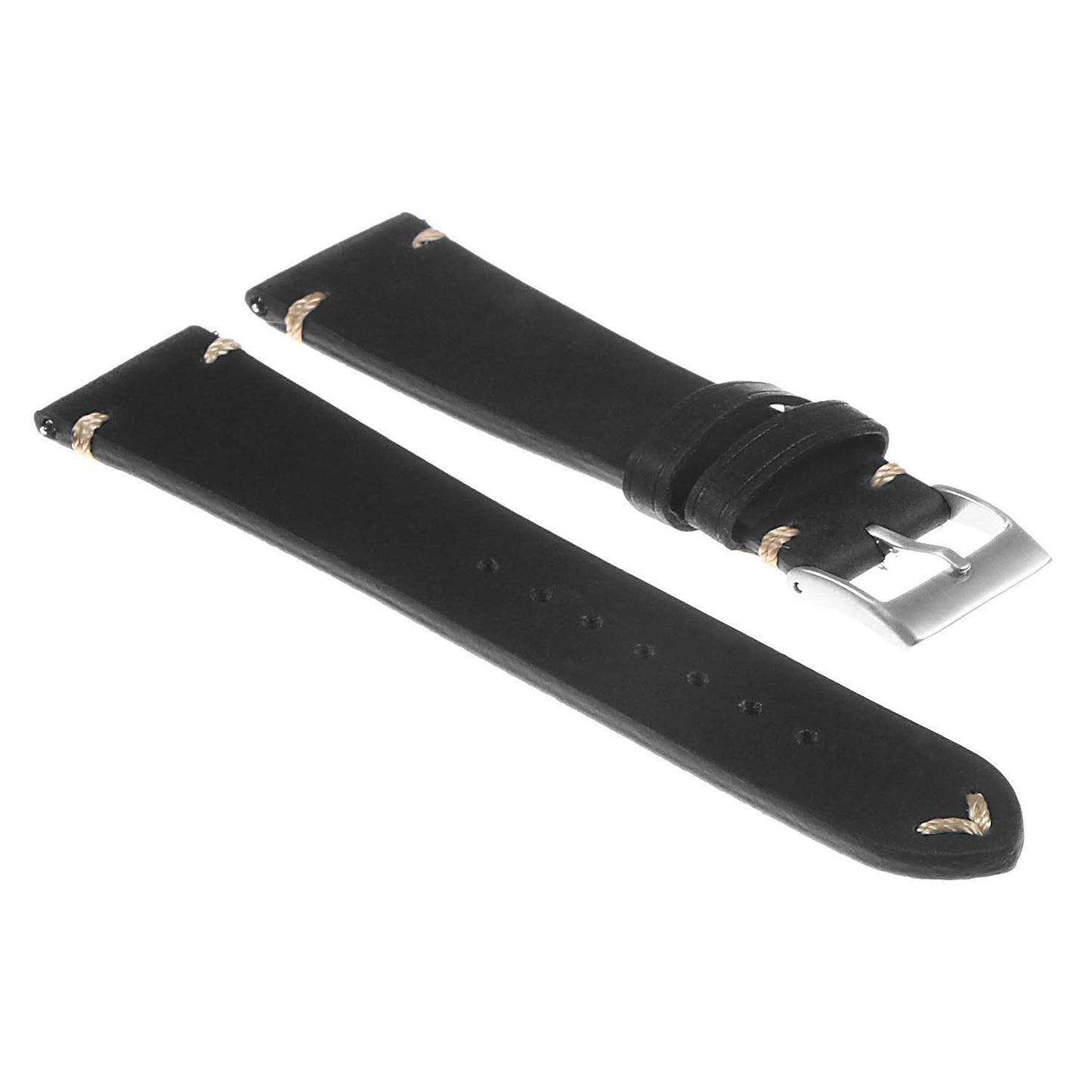 Dassari Tribute II Vintage Italian Leather Quick Release Watch Strap