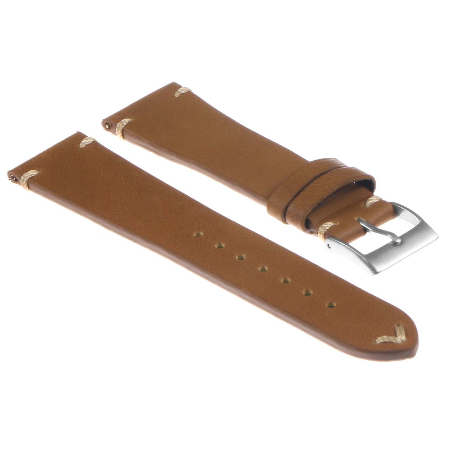 Dassari Tribute II Vintage Italian Leather Quick Release Watch Strap