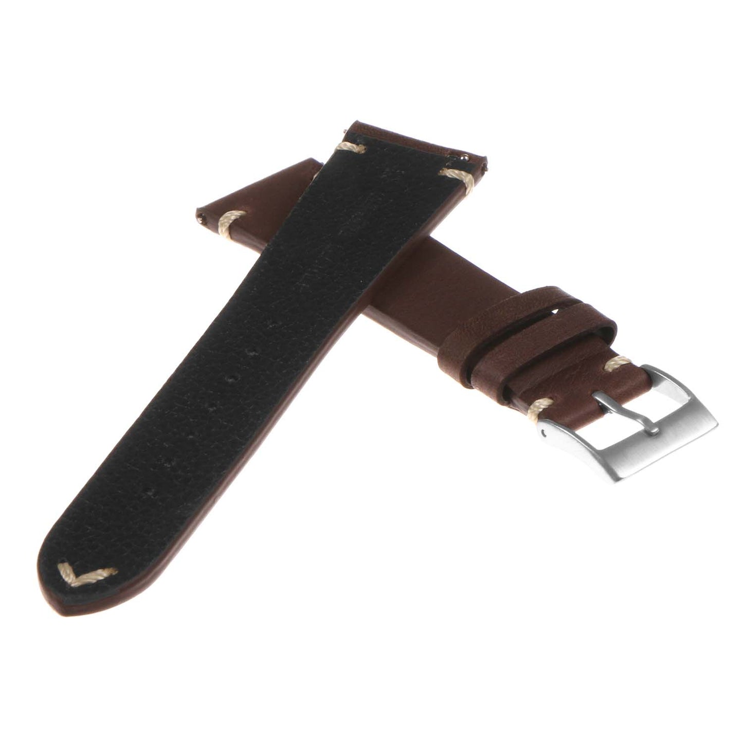 Dassari Tribute II Vintage Italian Leather Quick Release Watch Strap
