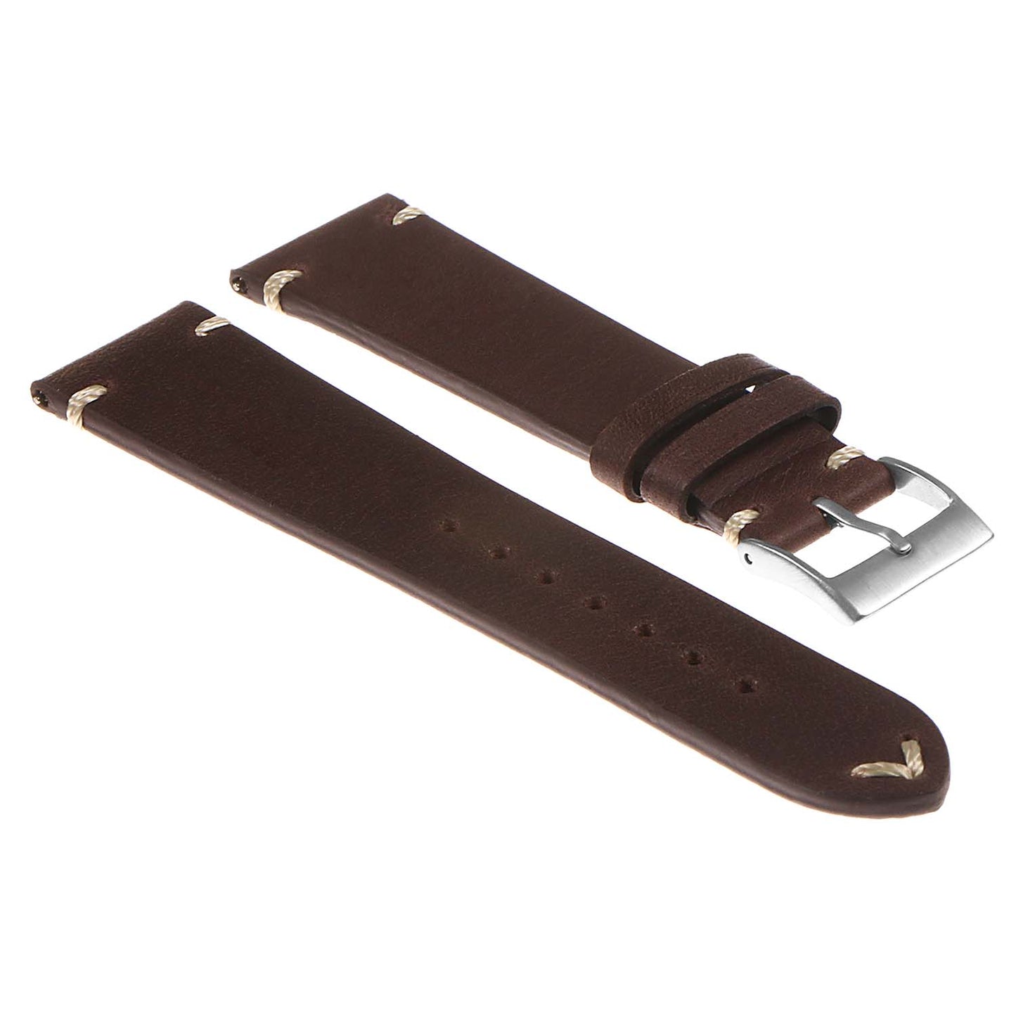 Dassari Tribute II Vintage Italian Leather Quick Release Watch Strap