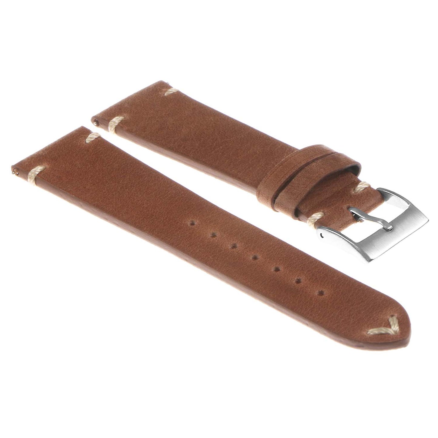 Dassari Tribute II Vintage Italian Leather Quick Release Watch Strap