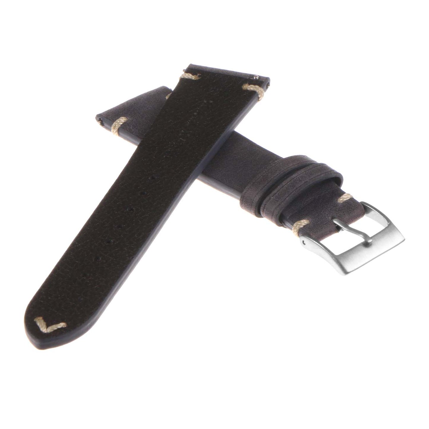 Dassari Tribute II Vintage Italian Leather Quick Release Watch Strap