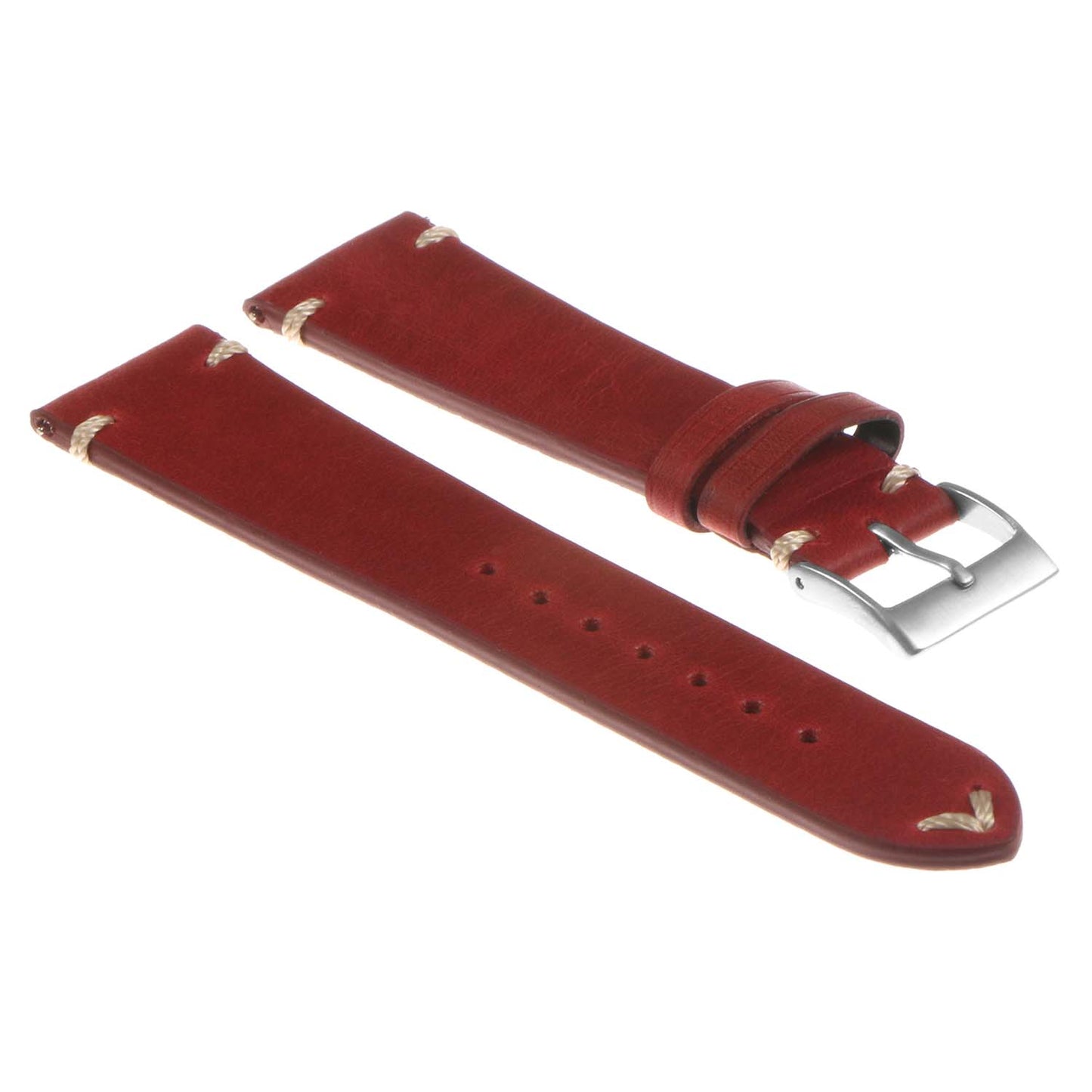 Dassari Tribute II Vintage Italian Leather Quick Release Watch Strap