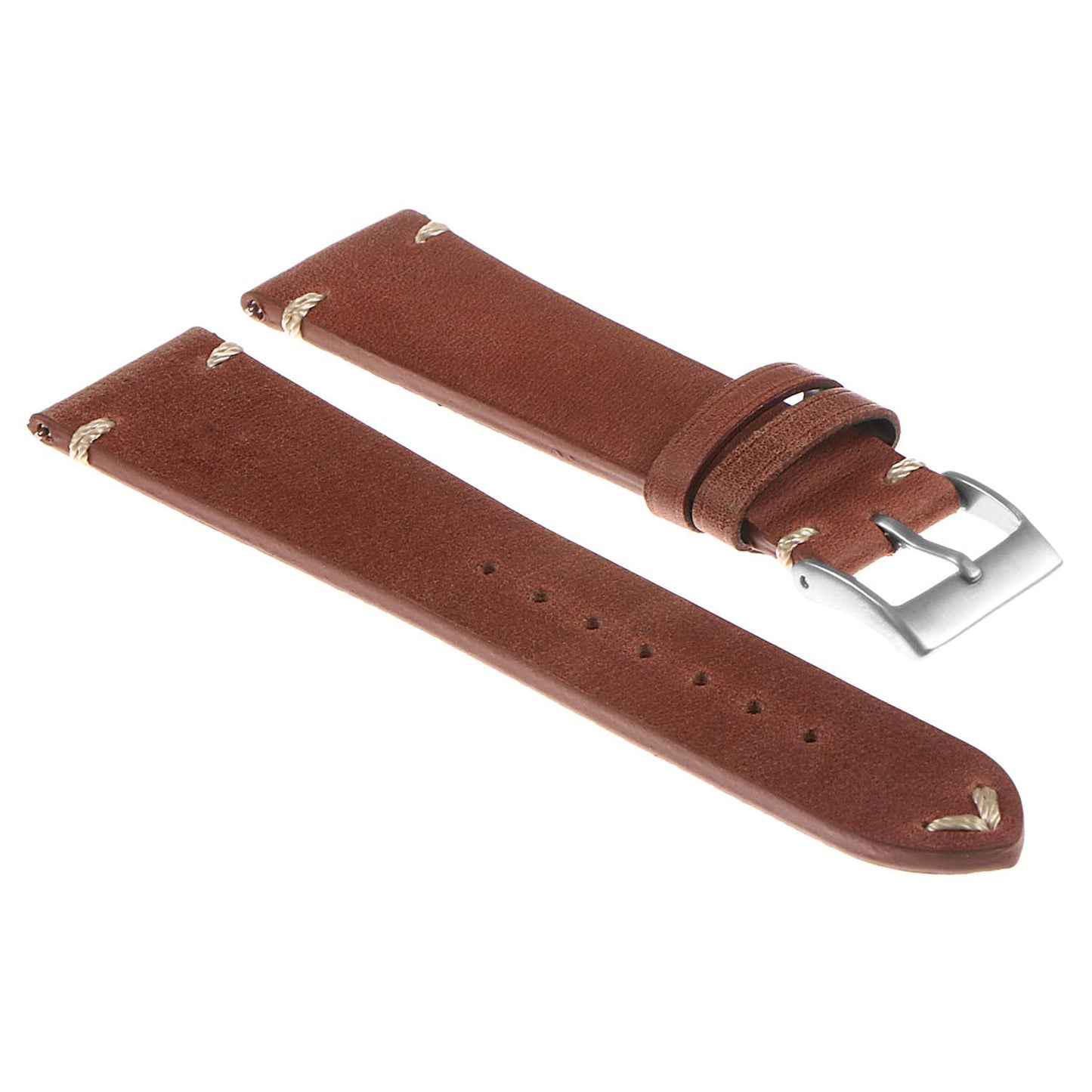 Dassari Tribute II Vintage Italian Leather Quick Release Watch Strap
