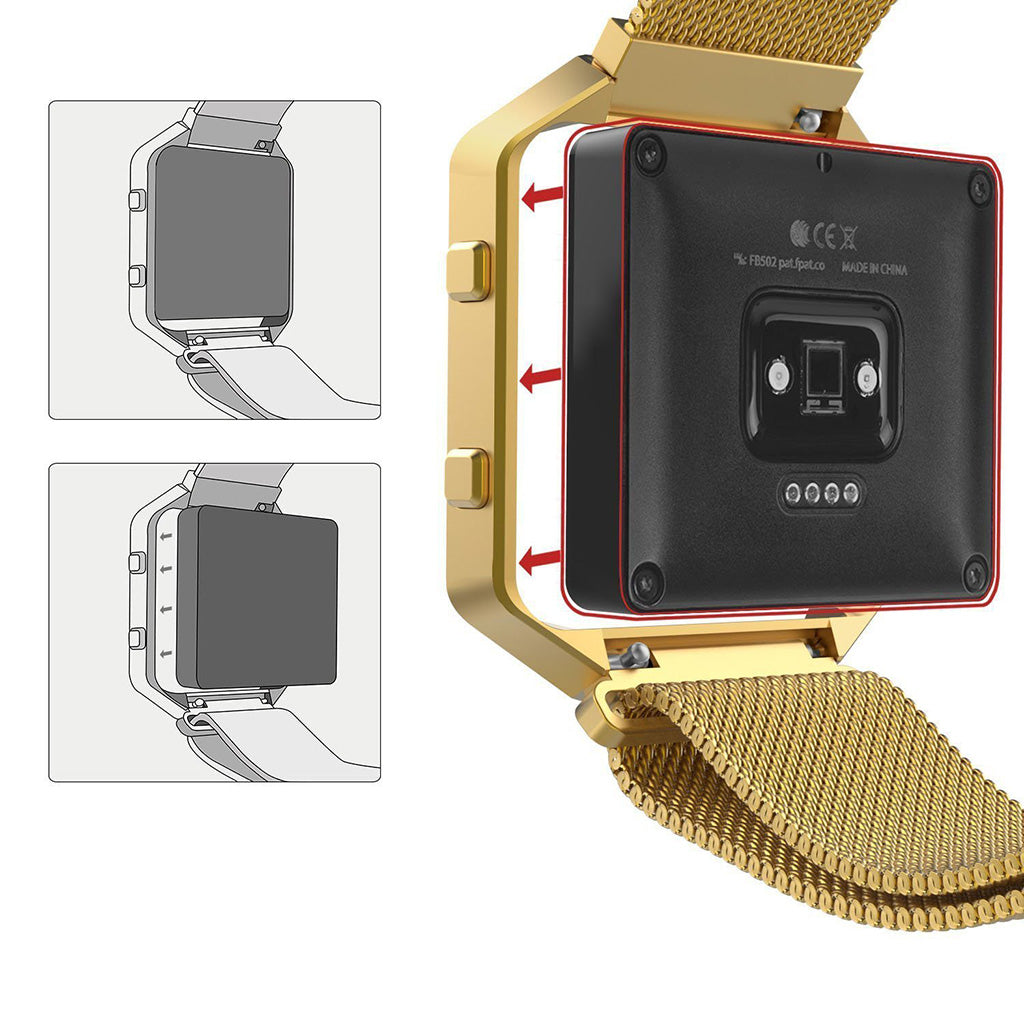 Stainless Steel Frame for Fitbit Blaze