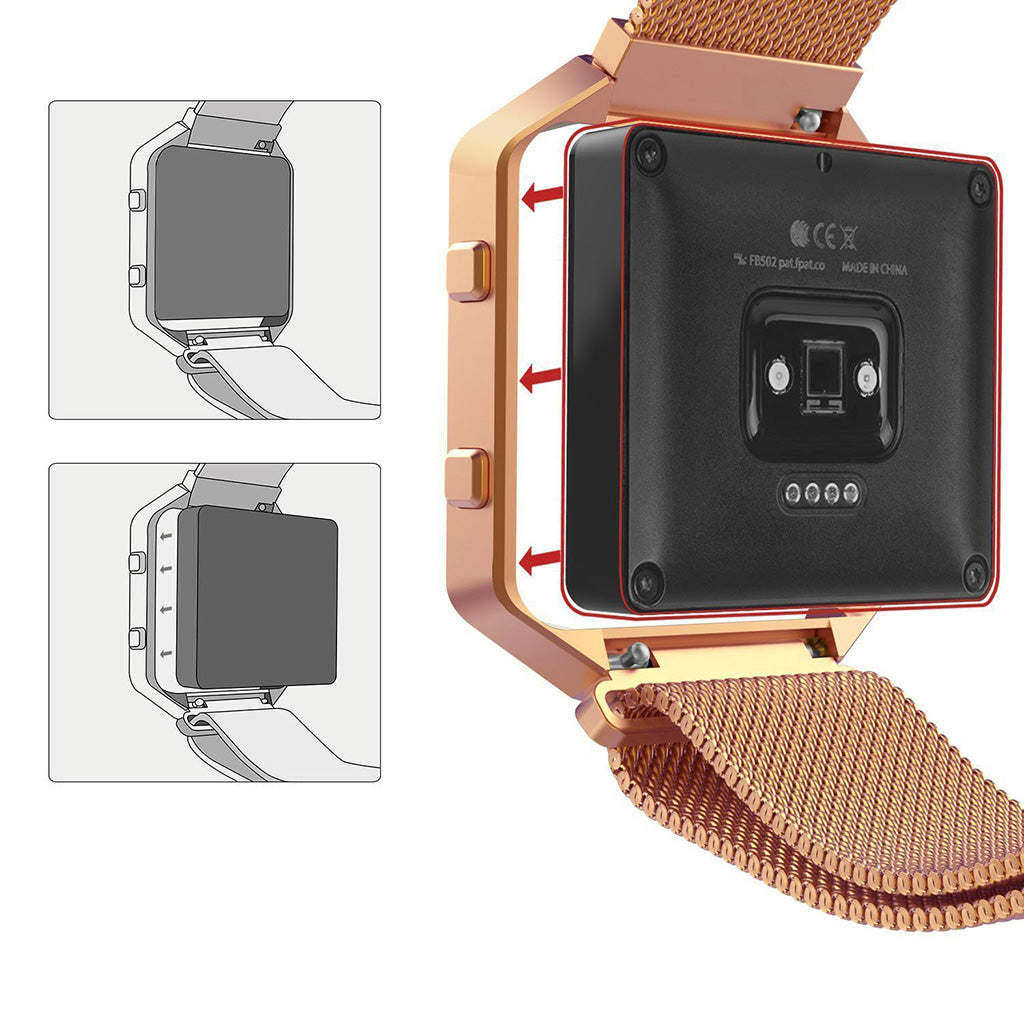 Stainless Steel Frame for Fitbit Blaze