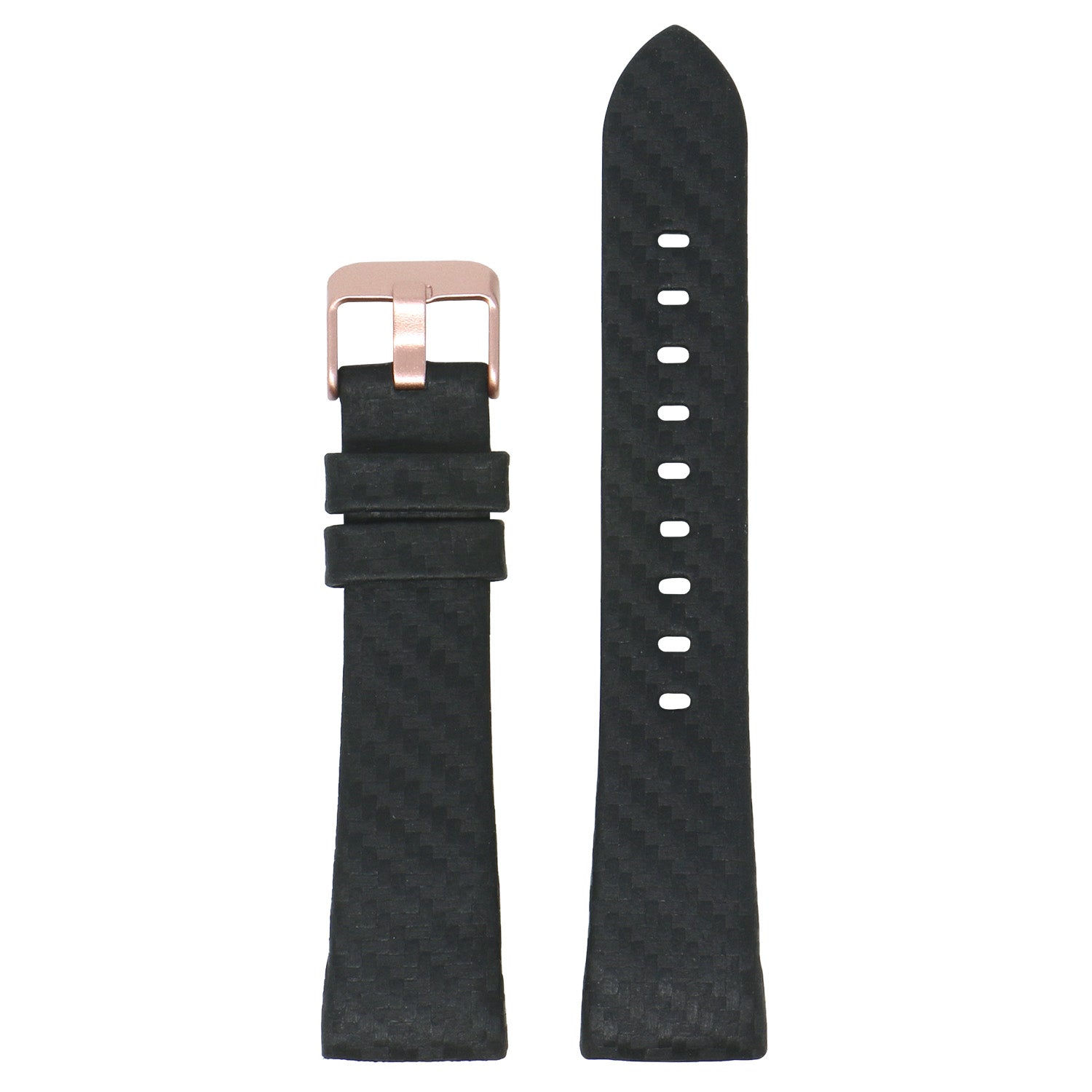 Carbon Fiber Embossed Leather Strap for Fitbit Charge 3 Charge 4