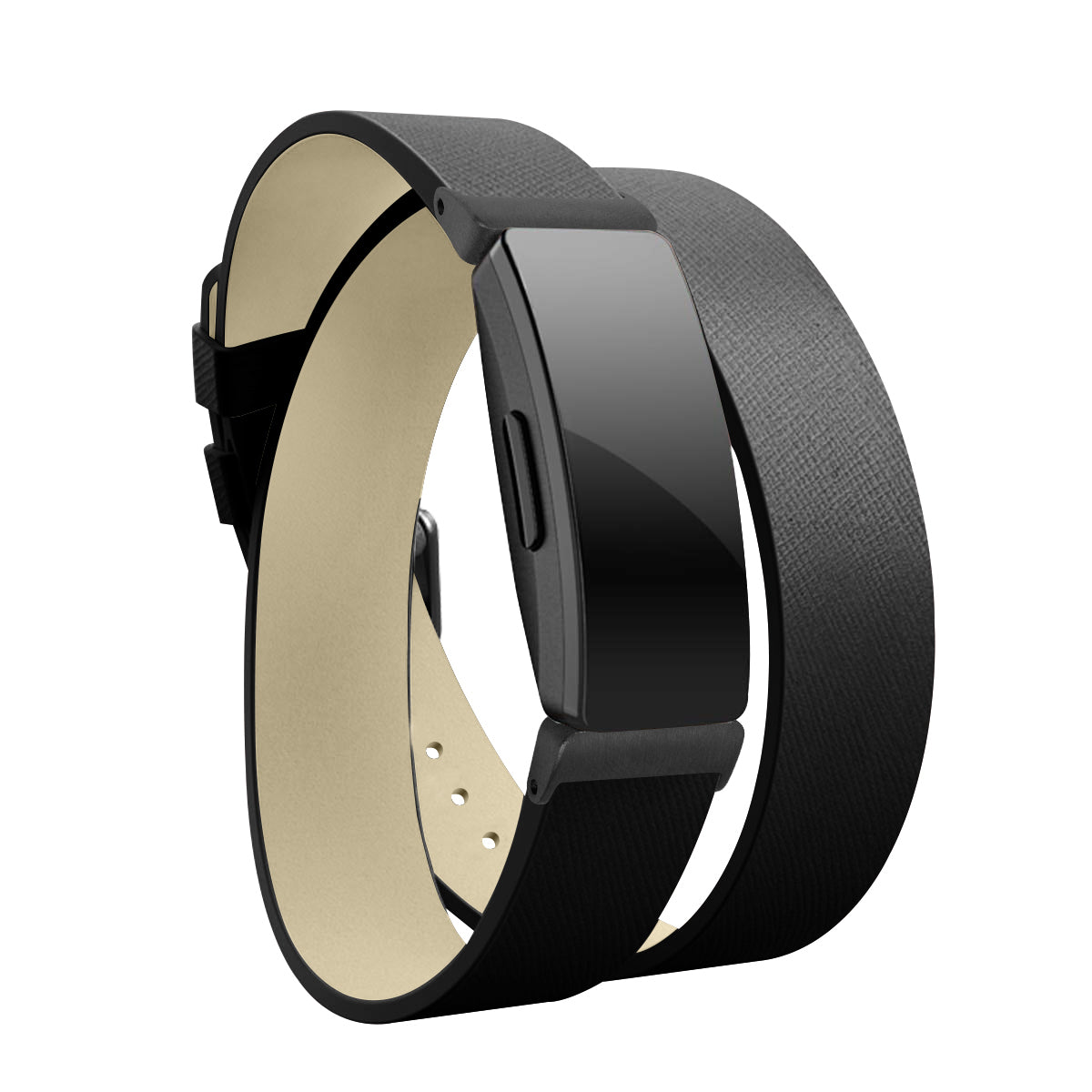 Double Tour Strap w/ Black Buckle for Fitbit Inspire & Inspire HR