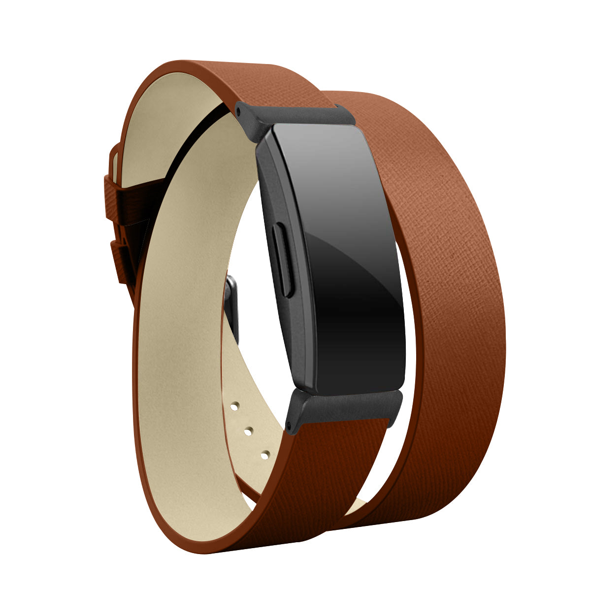 Double Tour Strap w/ Black Buckle for Fitbit Inspire & Inspire HR