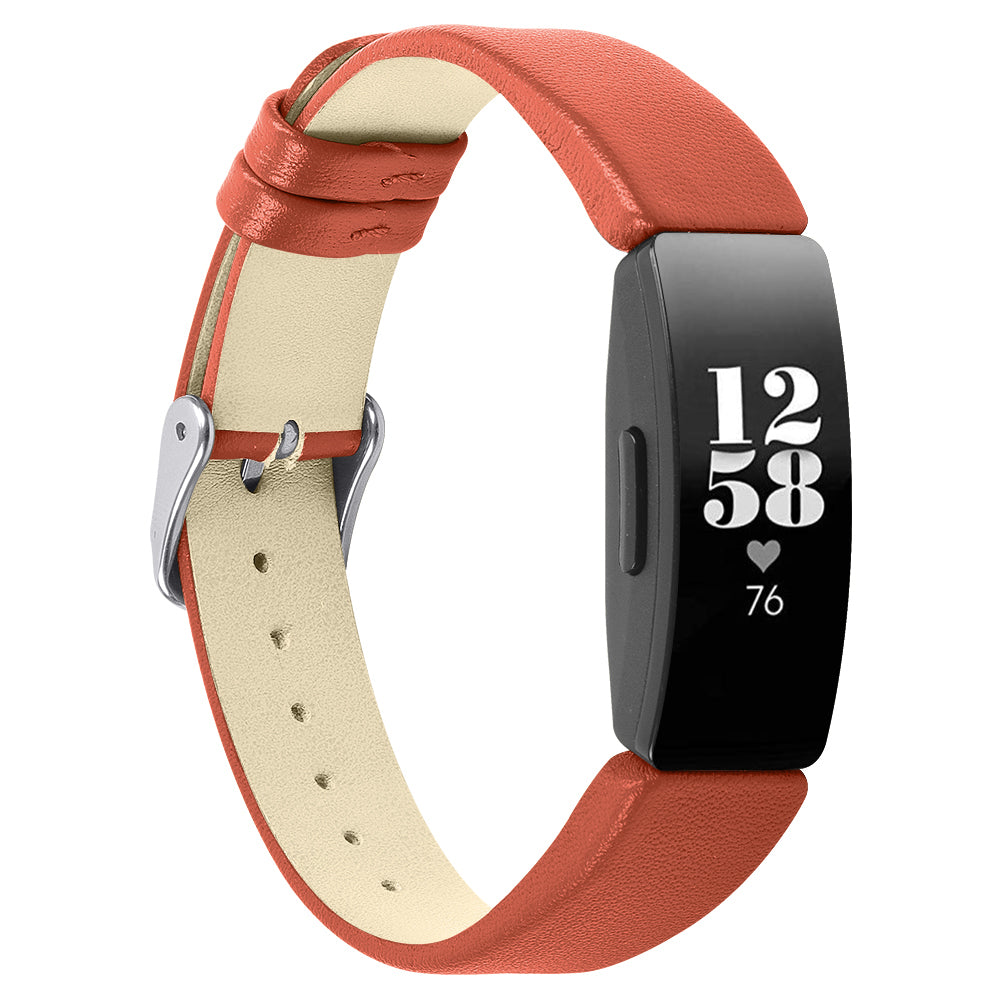 Smooth Leather Band for Fitbit Inspire & Inspire HR