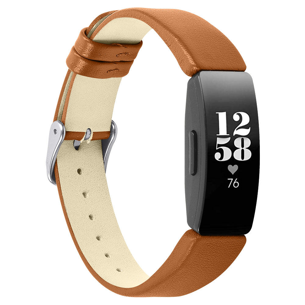 Smooth Leather Band for Fitbit Inspire & Inspire HR