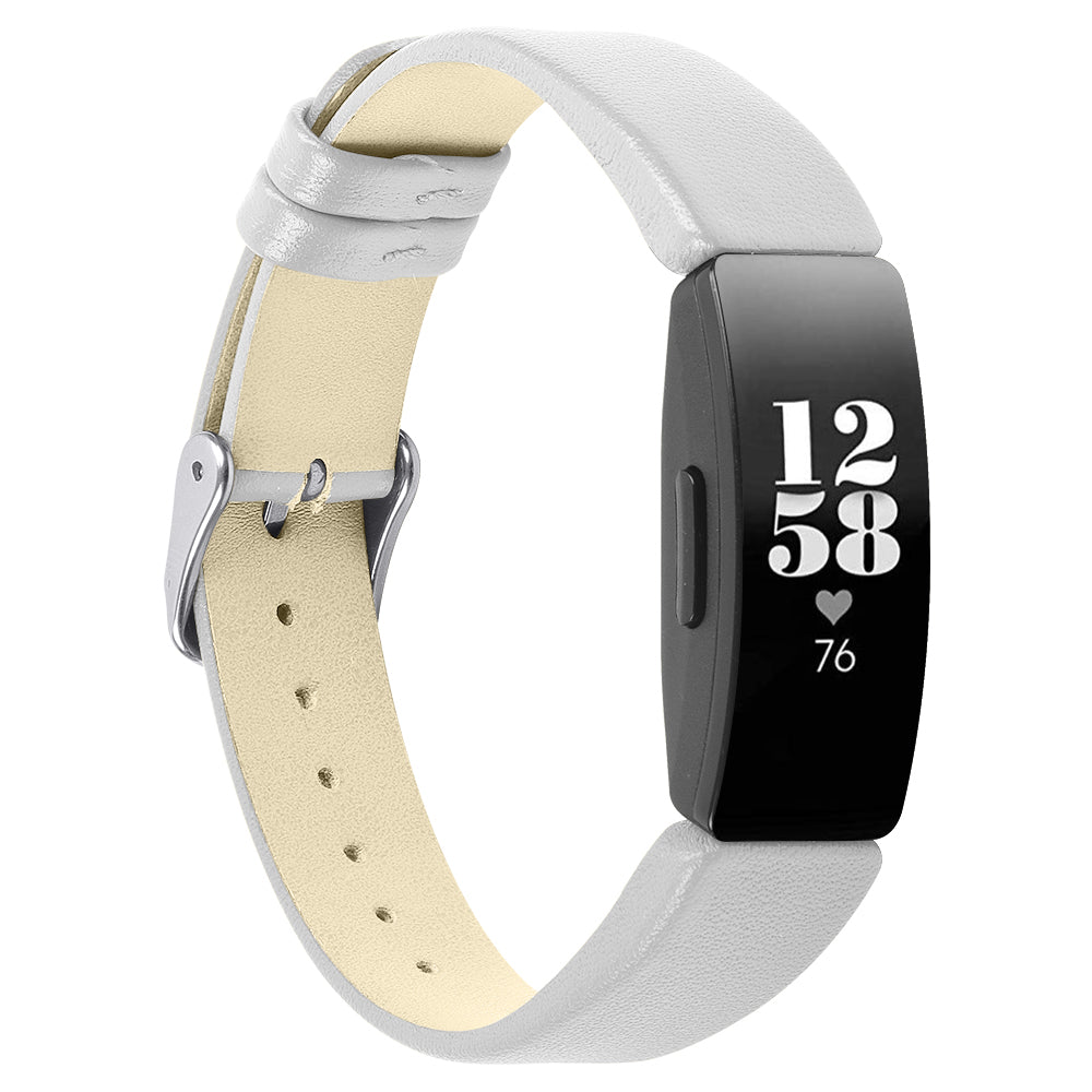 Smooth Leather Band for Fitbit Inspire & Inspire HR