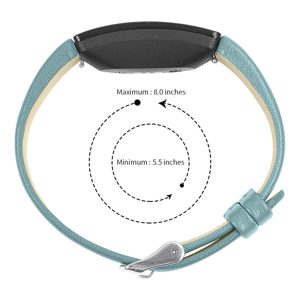 Smooth Leather Band for Fitbit Inspire & Inspire HR