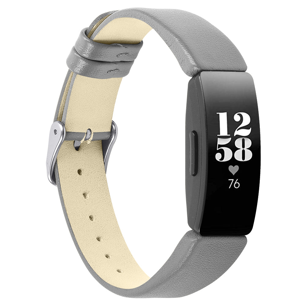 Smooth Leather Band for Fitbit Inspire & Inspire HR
