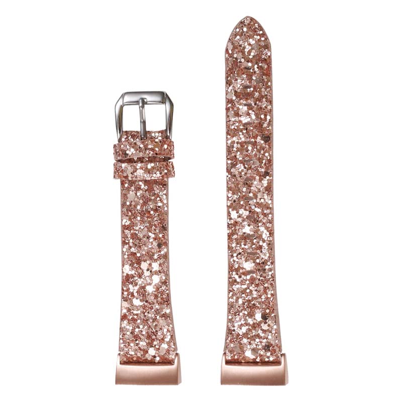 Sequin Leather Strap for Fitbit Charge 4 & Charge 3
