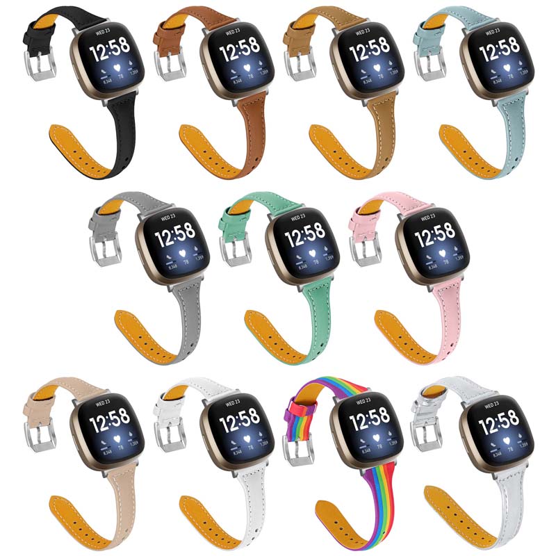 Slim Leather Strap for Fitbit Inspire 2