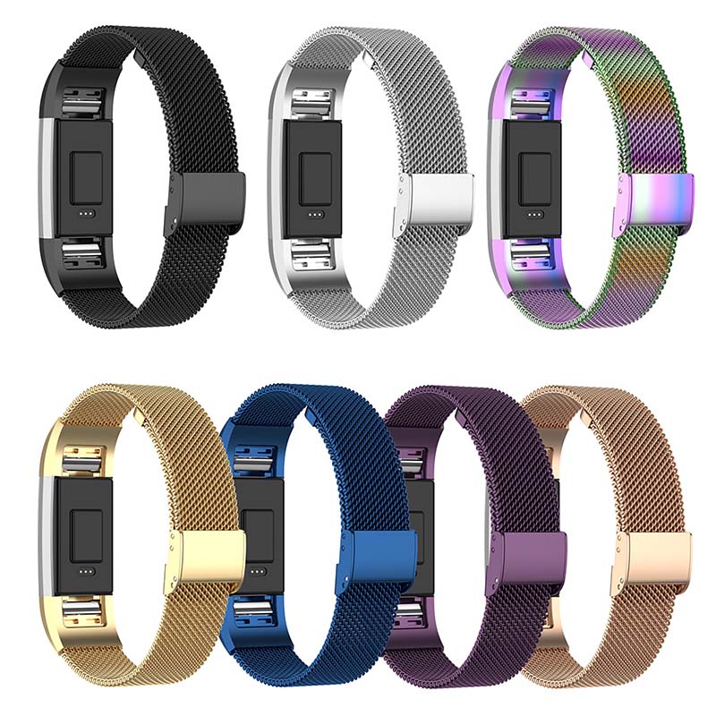 Milanese Mesh Strap for Fitbit Charge 2