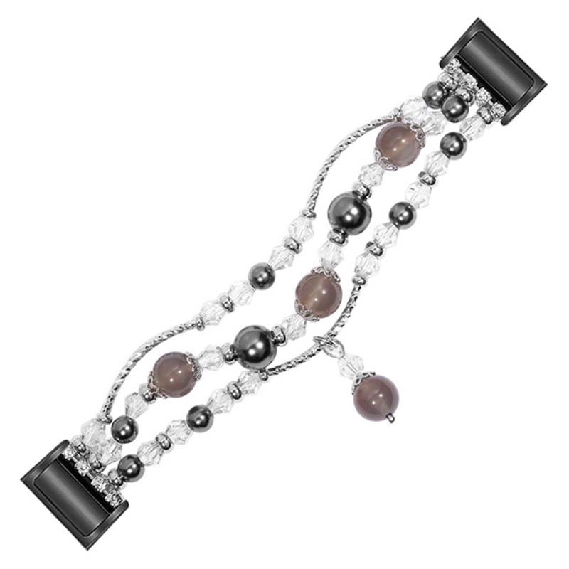 Crystal Bead Bracelet with Rhinestones for Fitbit Charge 4 & Charge 3