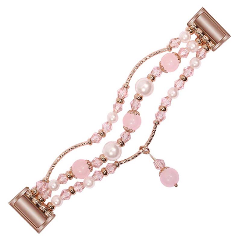 Crystal Bead Bracelet with Rhinestones for Fitbit Charge 4 & Charge 3