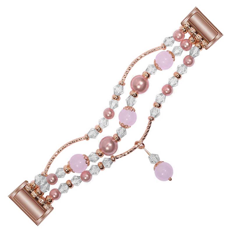 Crystal Bead Bracelet with Rhinestones for Fitbit Charge 4 & Charge 3