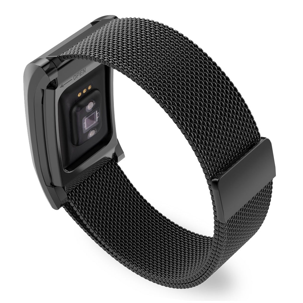 Milanese Mesh Strap with Protective Case for Fitbit Charge 2