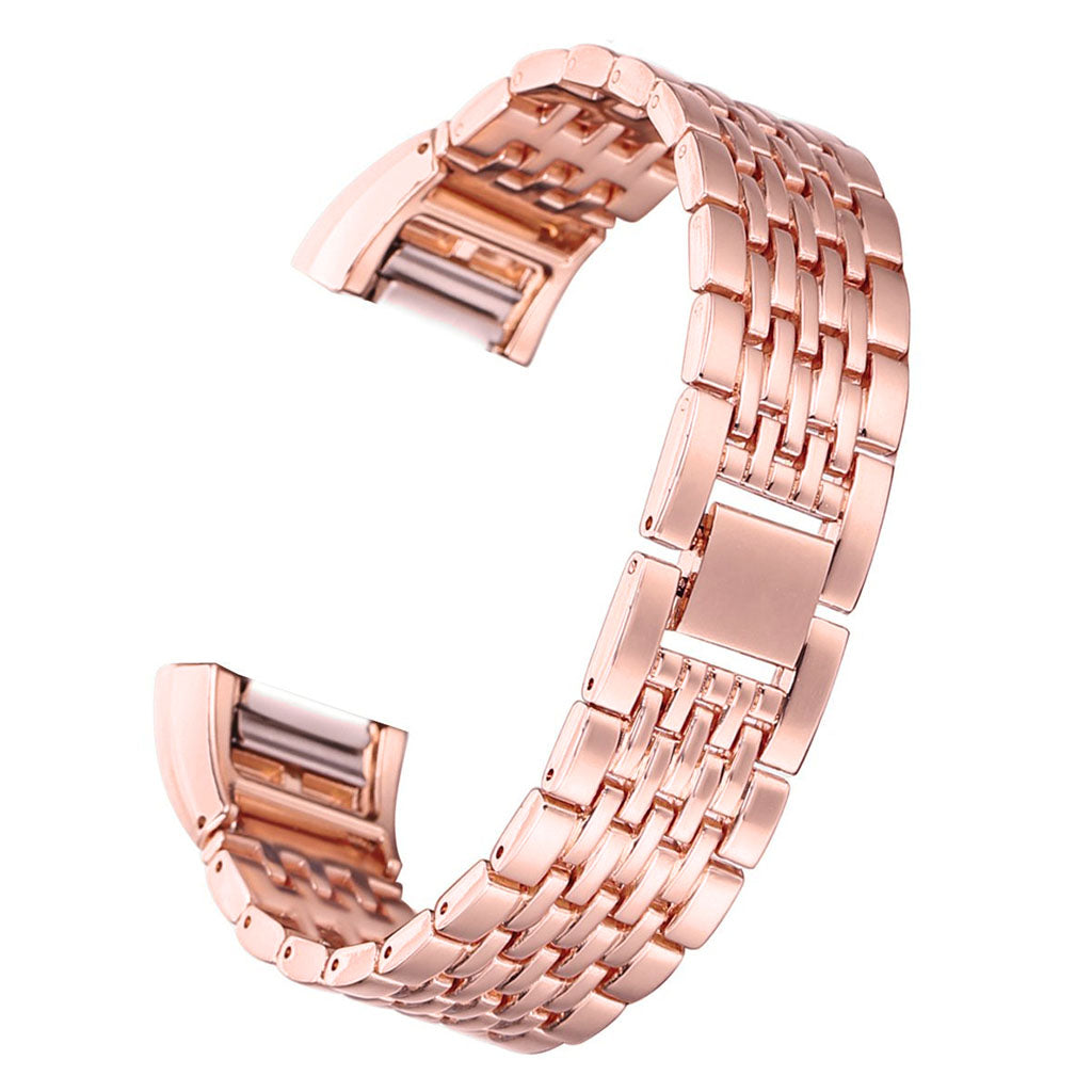 Metal H-Link Watch Strap for Fitbit Charge 2