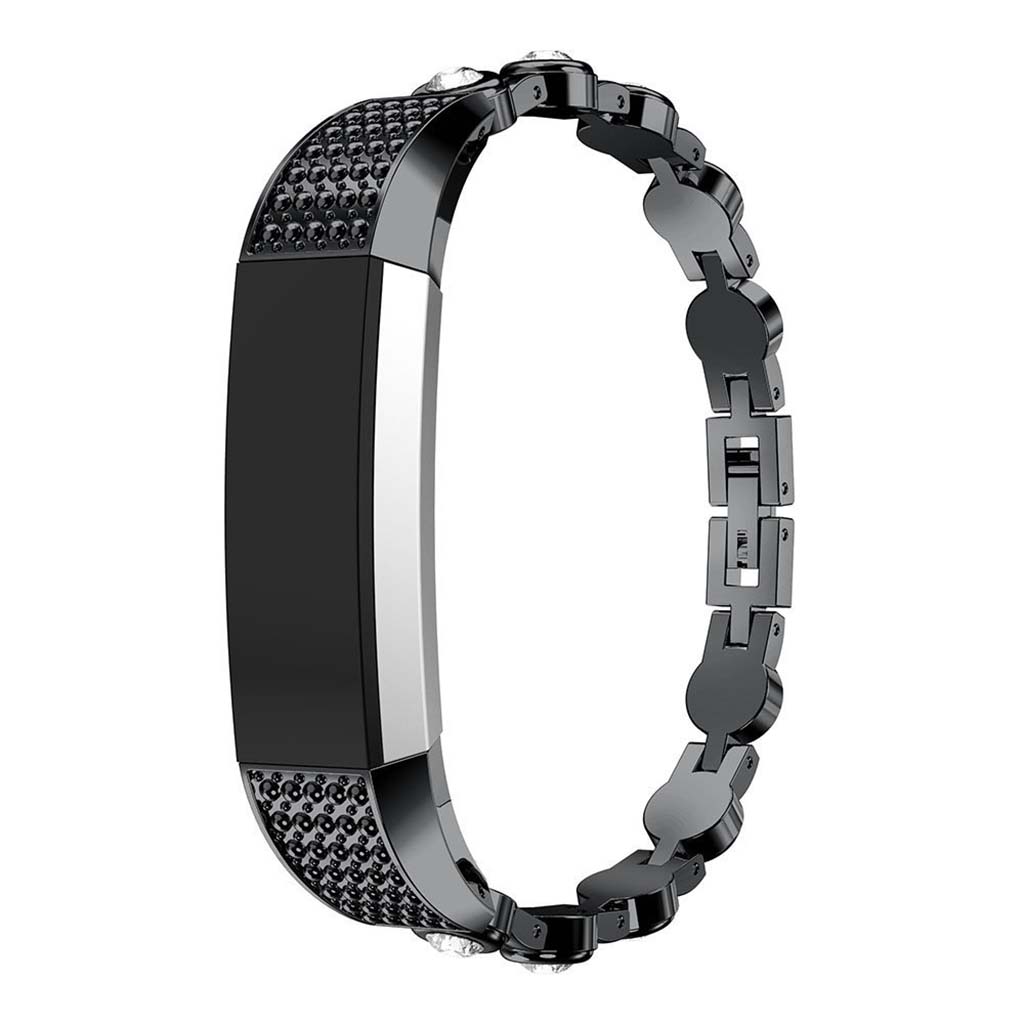 Stainless Steel & Rhinestones Bracelet for Fitbit Alta & HR