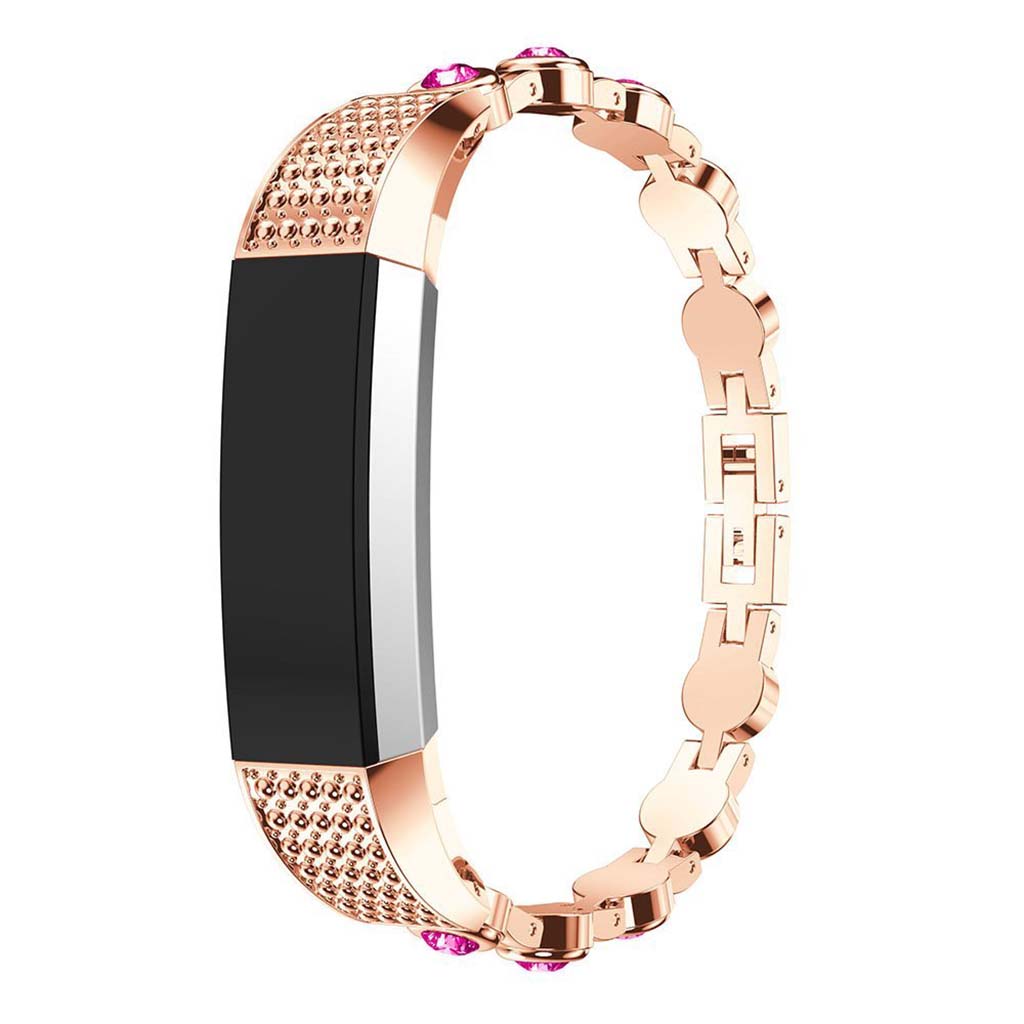 Stainless Steel & Rhinestones Bracelet for Fitbit Alta & HR