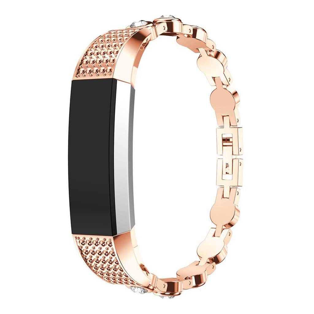 Stainless Steel & Rhinestones Bracelet for Fitbit Alta & HR