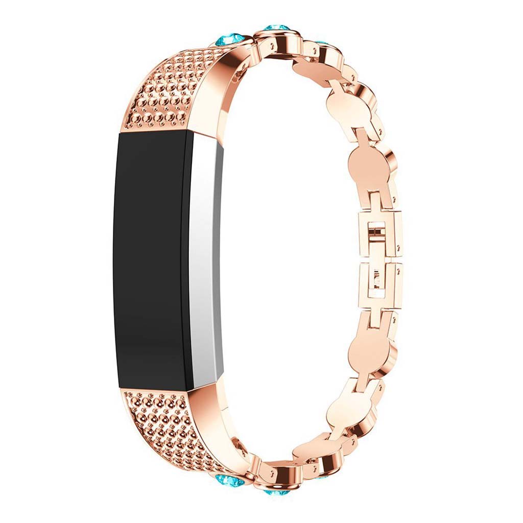 Stainless Steel & Rhinestones Bracelet for Fitbit Alta & HR