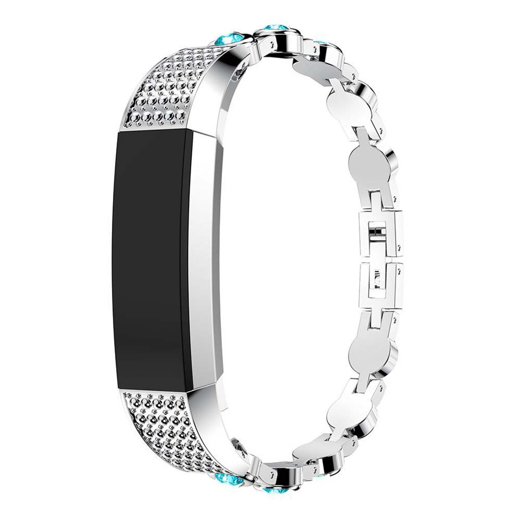 Stainless Steel & Rhinestones Bracelet for Fitbit Alta & HR
