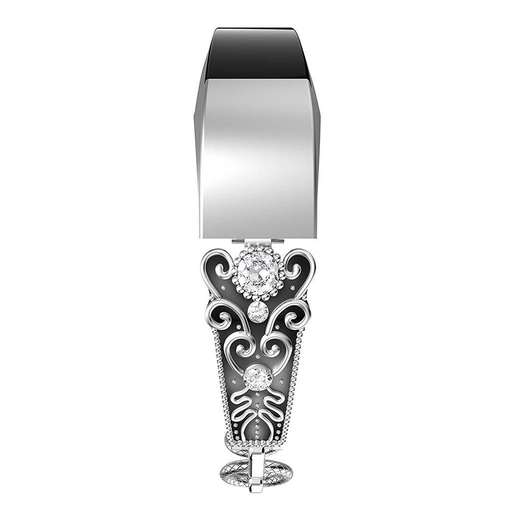 Vintage Stainless Steel Bracelet for Fitbit Alta & HR