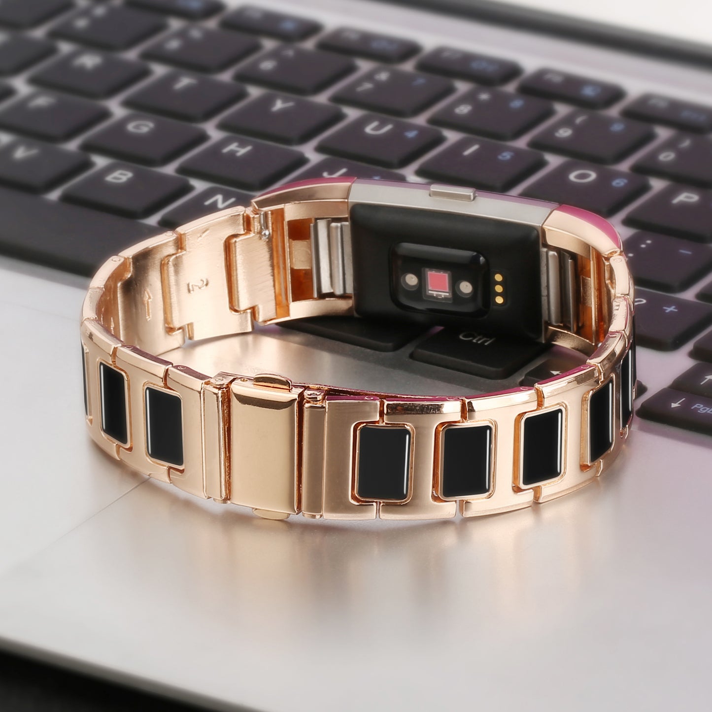 Stainless Steel Ceramic Strap for Fitbit Charge 2