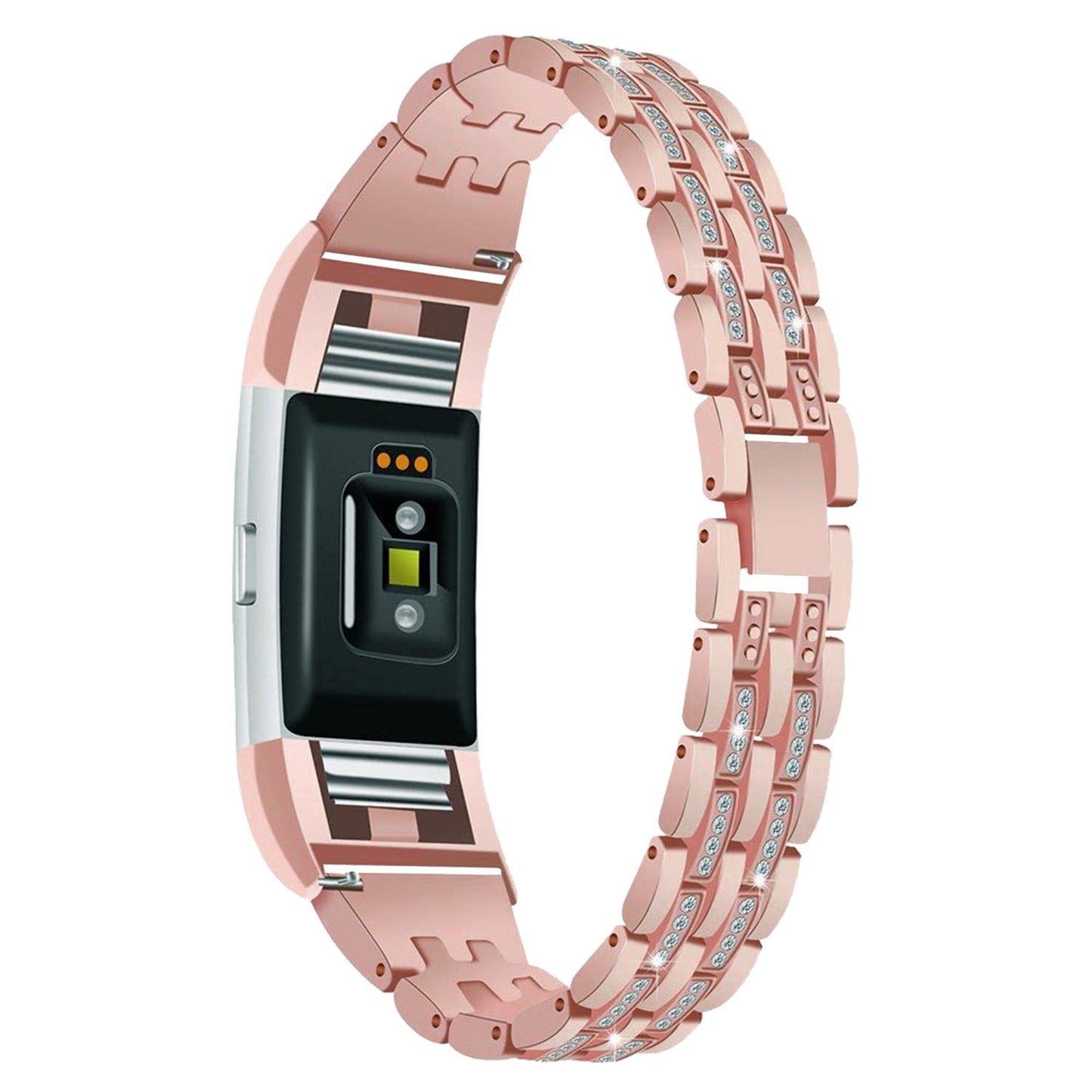 Metal Rhinestone Band for Fitbit Charge 2