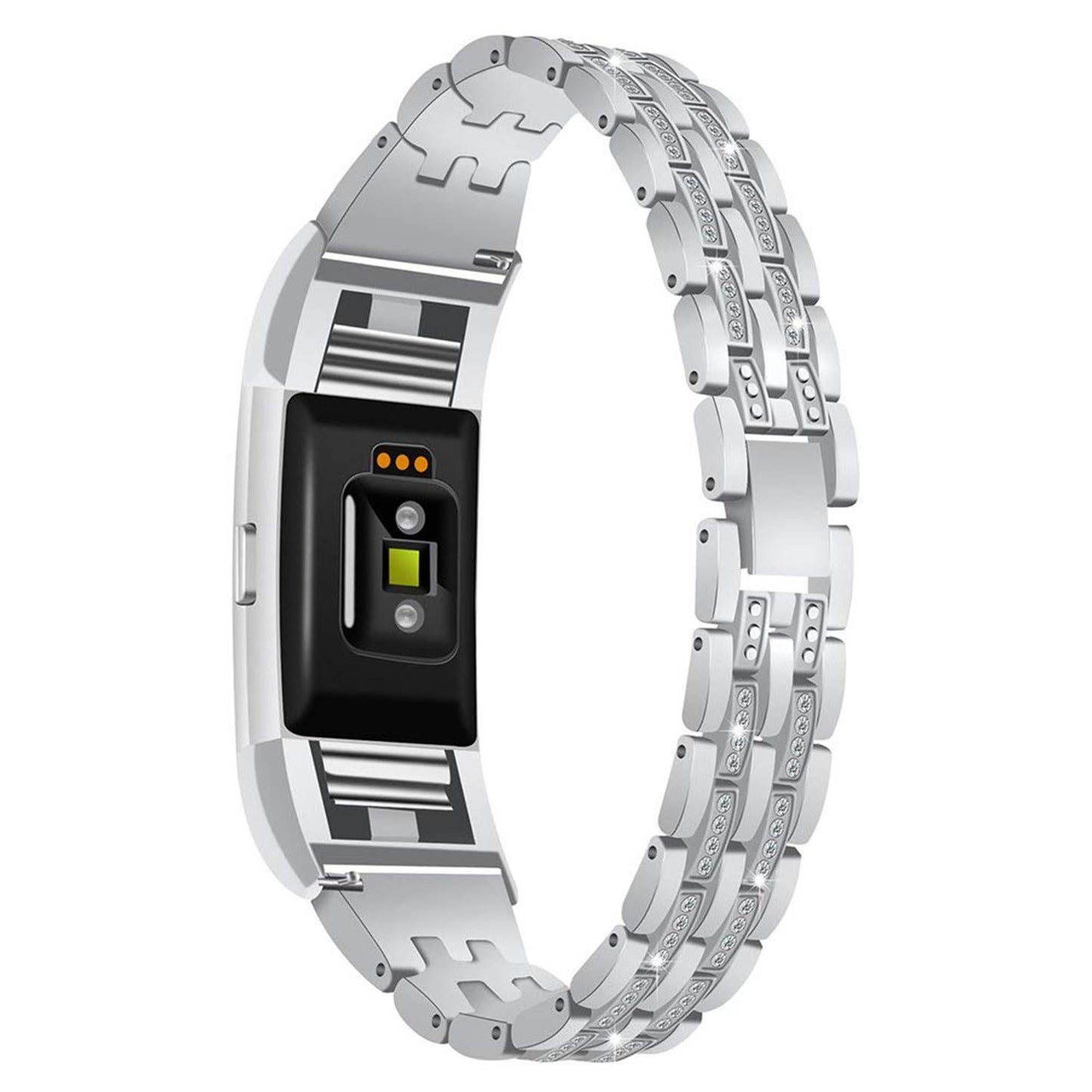 Metal Rhinestone Band for Fitbit Charge 2