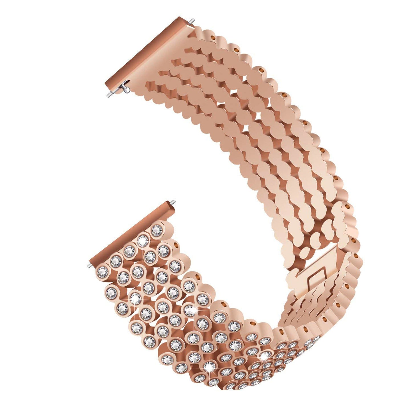 Stainless Steel Rhinestone Strap for Fitbit Versa & Versa 2