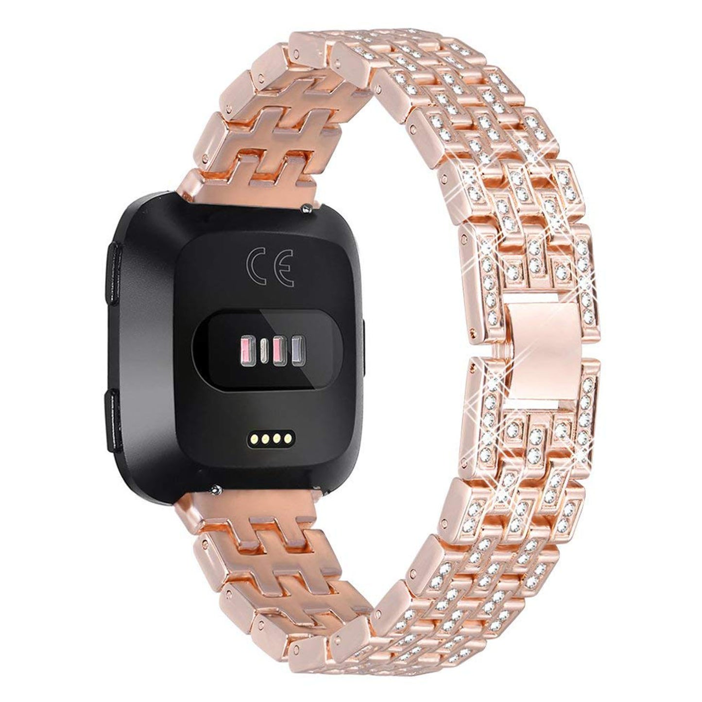 Stainless Steel Rhinestone Band for Fitbit Versa & Versa 2