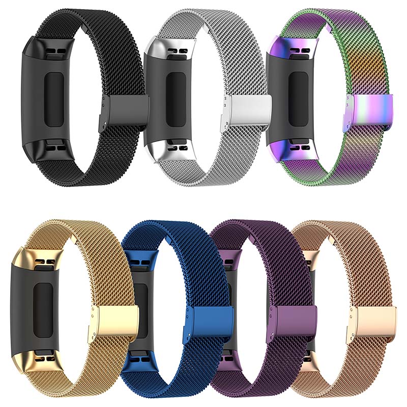 Milanese Mesh Band for Fitbit Charge 3 & Charge 4
