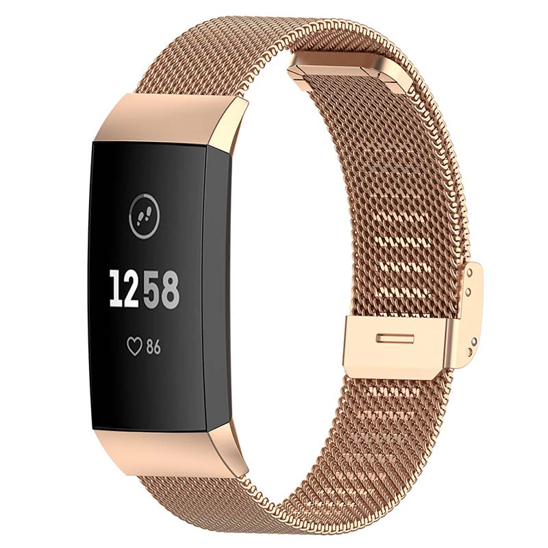 Milanese Mesh Band for Fitbit Charge 3 & Charge 4
