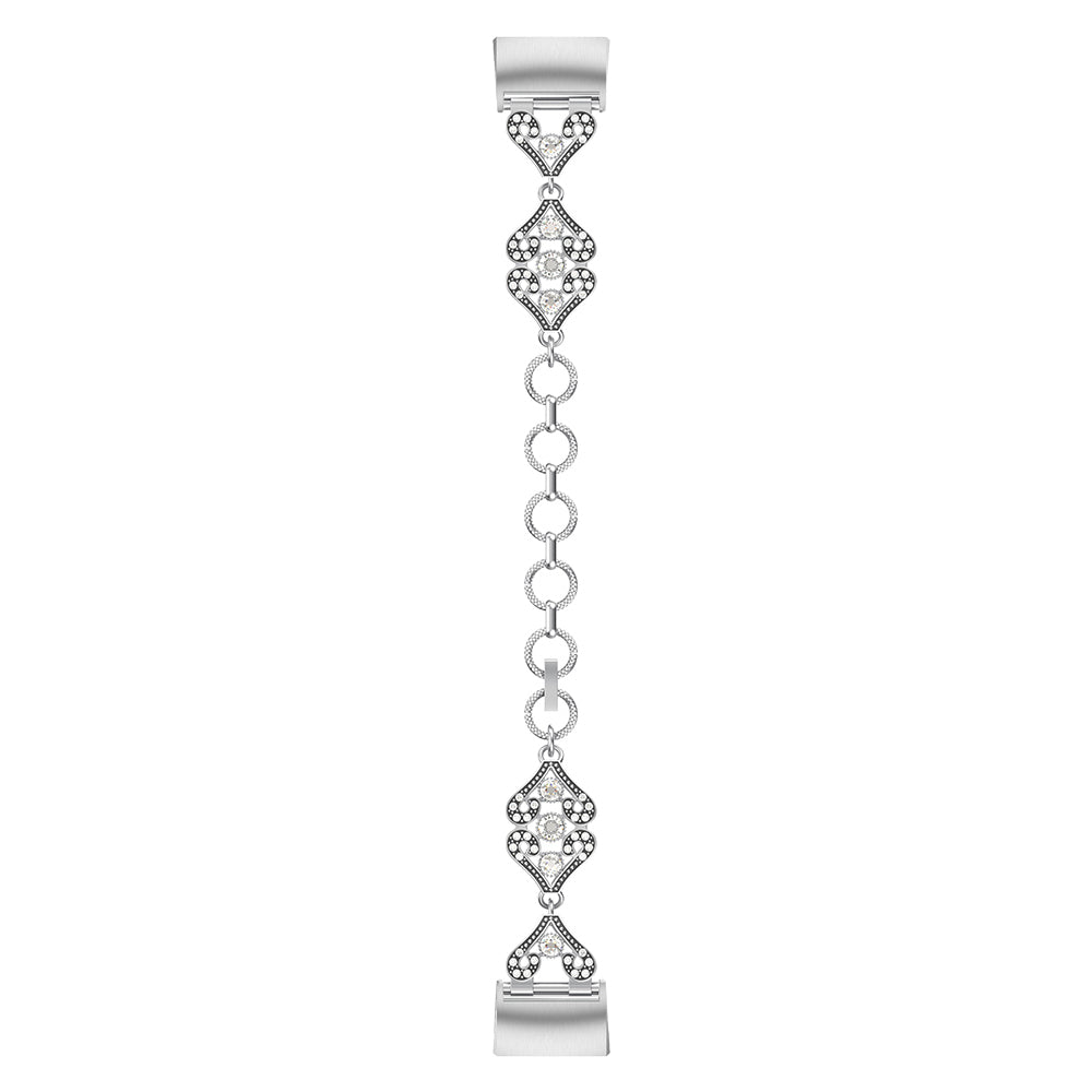 Alloy Band w/ Rhinestones for Fitbit Charge 3 & Charge 4