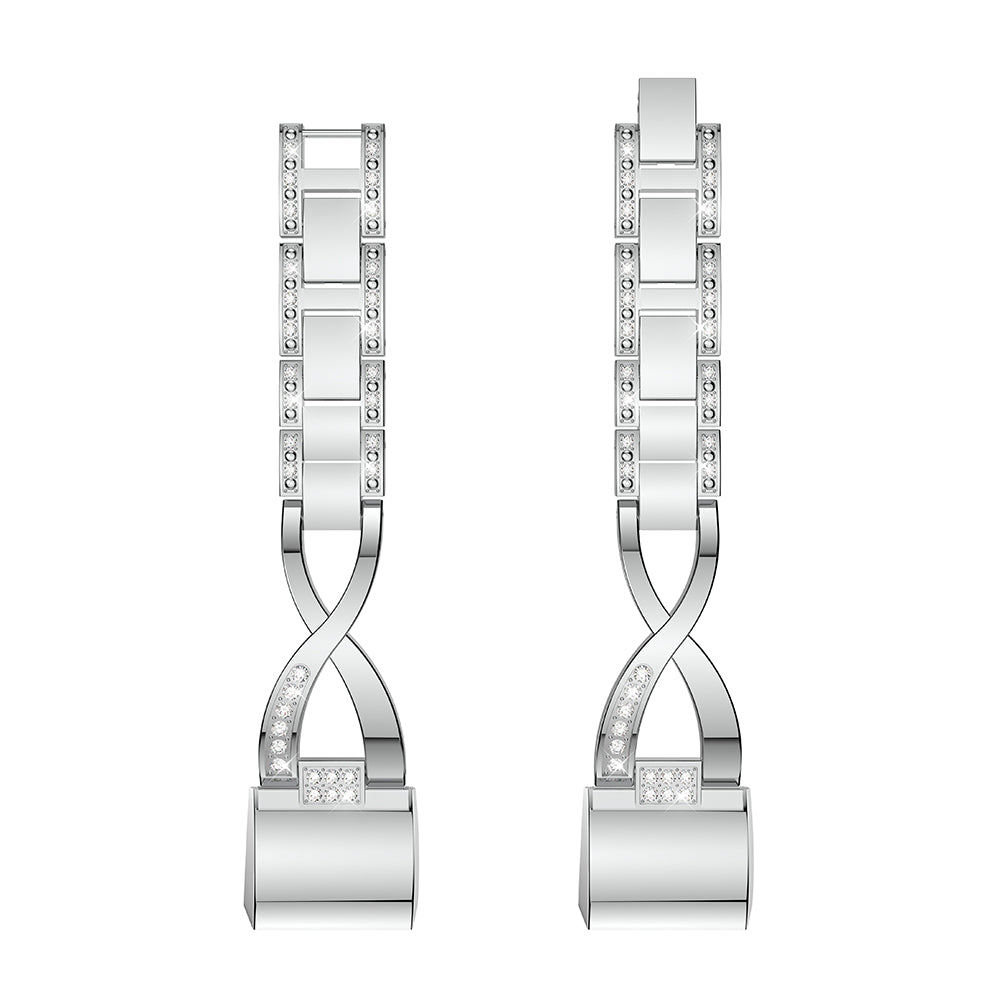 Alloy Bracelet with Rhinestones for Fitbit Charge 2