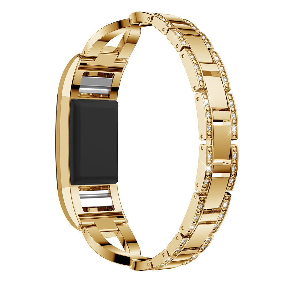 Alloy Bracelet with Rhinestones for Fitbit Charge 2