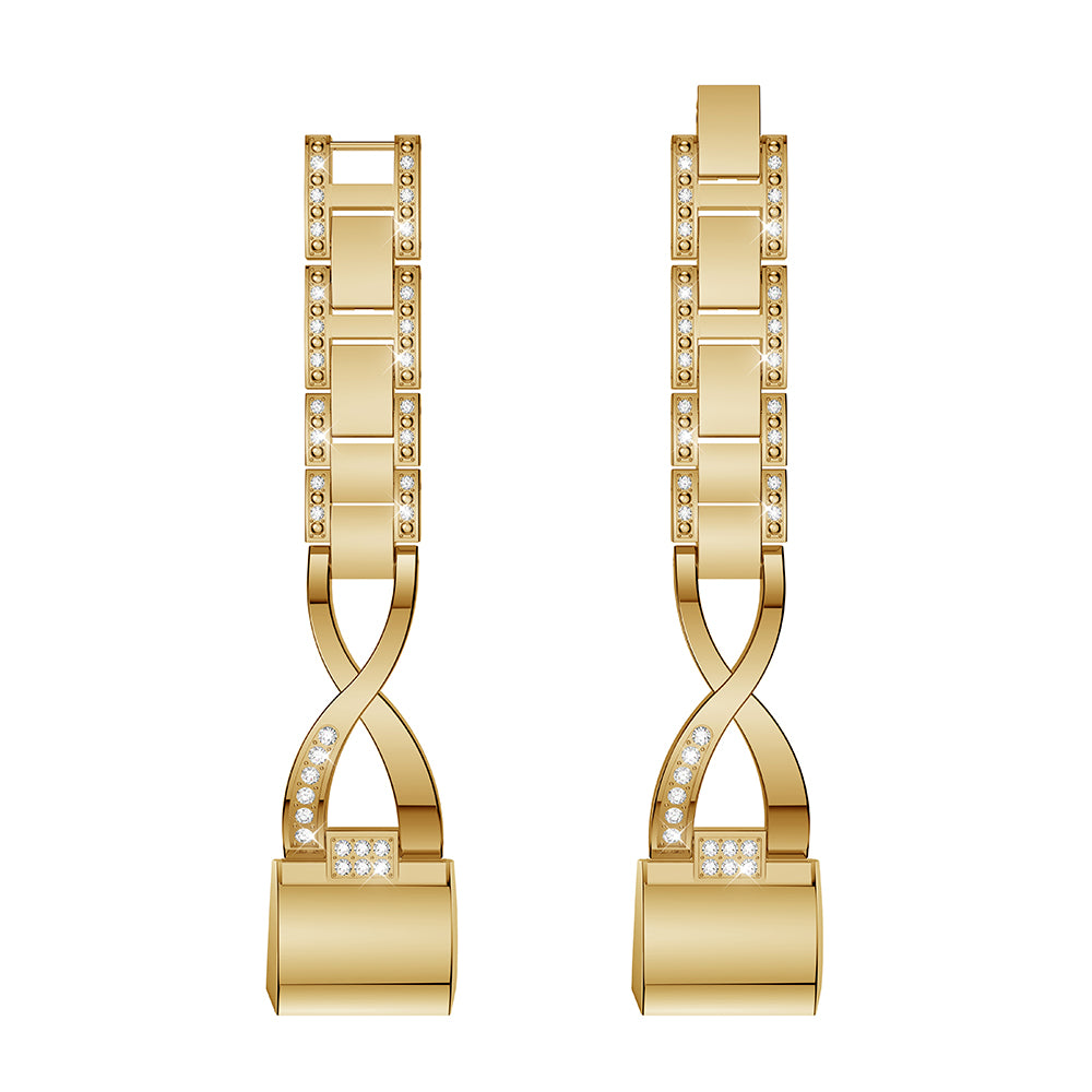 Alloy Bracelet with Rhinestones for Fitbit Charge 2